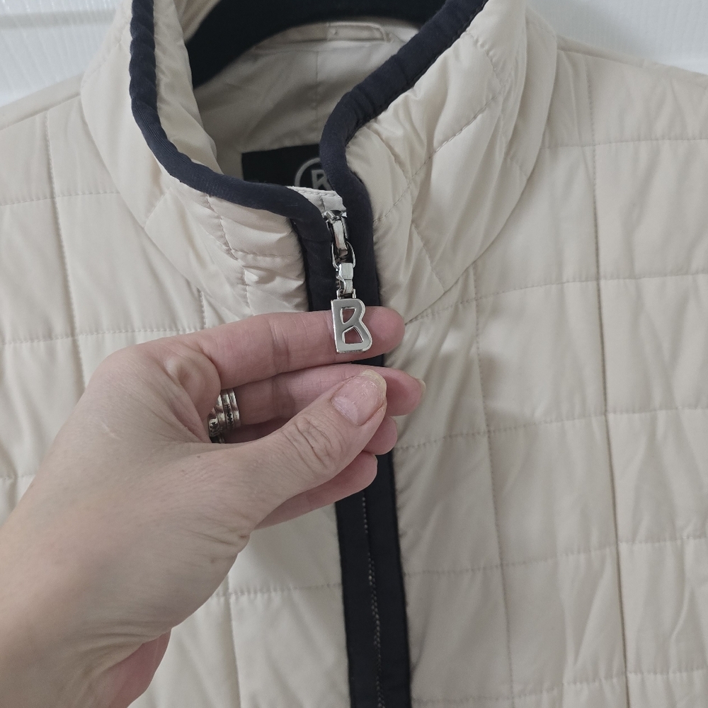 Bogner Goan Thylmann cream puffer down jacket size M - Picture 9 of 16